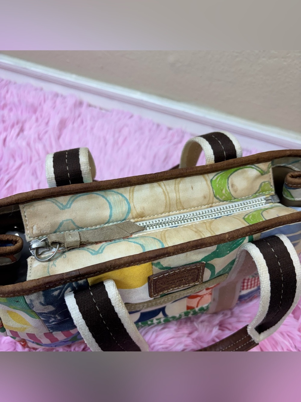 Coach patchwork tote bag - Picture 7 of 9